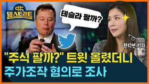 [골룸] 뭘스트리트 : 머스크 "주식 팔까?" 트윗 때문에 주가조작 혐의로 조사받아