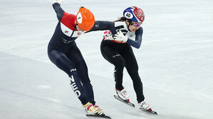 쇼트트랙 여자 1000m 결승에서 은메달 딴 최민정 경기 모습 (사진=연합뉴스)