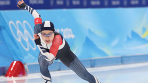 베이징올림픽 스피드스케이팅 여자 500m 김민선 경기 모습 (사진=연합뉴스)