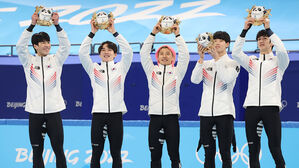 베이징올림픽, 쇼트트랙 남자 5000m 계주 은메달