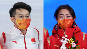중국 쇼트트랙 런쯔웨이&middot;장위팅 (사진=연합뉴스, 게티이미지코리아)