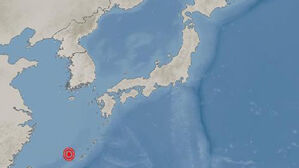 일본 오키나와현 오키나와 서북서쪽서 규모 5.9 지진 발생 (사진=기상청 제공, 연합뉴스)