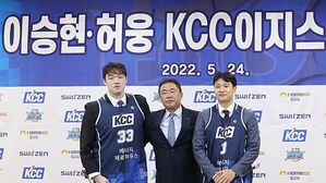 (왼쪽부터), 전창진 감독, 허웅