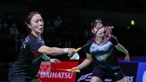 배드민턴 여자복식 정나은(오른쪽)과 김혜정 (사진=요넥스 제공, 연합뉴스)