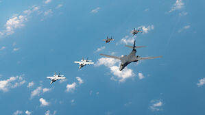 미국 전략폭격기 B-1B (사진=미 태평양공군 웹사이트 제공, 연합뉴스)