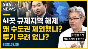 [골룸] 뭘스트리트 : 41곳 규제지역 해제, 왜 수도권 제외했나? 투기 우려 없나? (feat. 이현철)