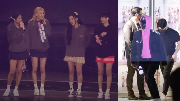 VIDEO: Park Bo Gum Spotted at BLACKPINK Concert with a BLACK Jacket & PINK Hoodie