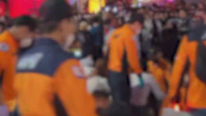 이태원 사고 현장 "부상자들 누워 있고 아수라장"