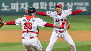 SSG 우승 이재원, 김광현 선수
