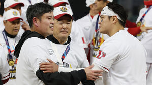 추신수(왼쪽)와 정용진