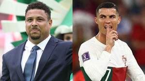 브라질 축구황제 호나우두와 포르투갈 호날두.