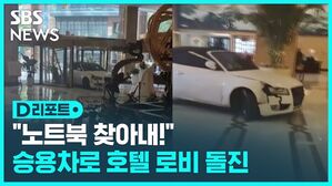 승용차로 호텔 돌진