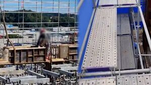 [영상] 안전벨트도 발판대도 없는 공사현장…중대재해처벌법 시행 1년 "달라진 게 없다"