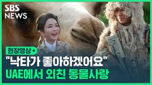 "낙타가 좋아하겠어요" UAE에서 외친 동물사랑