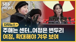 [자막뉴스] 주애는 센터, 여정은 변두리&hellip;뒤로 밀려난 김여정