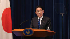우크라 사태 1년 계기 기시다 총리 기자회견 (사진=AP, 연합뉴스)