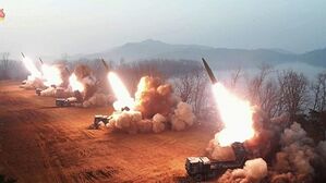 지난 10일 공개된 북한의 미사일 발사 훈련 장면 (사진=조선중앙TV 화면, 연합뉴스)