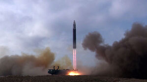 북한 한일정상회담 당일 ICBM 발사 (자료화면)