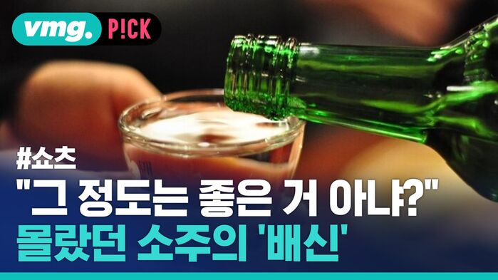 vmg. P!CK #쇼츠 "그 정도는 좋은 거 아냐?" 몰랐던 소주의 '배신'
