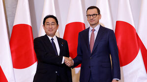 기시다, 폴란드서도 "우크라 지원 필요…국제사회 결속해야"