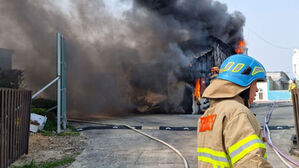 제주 서귀포시 양돈장 화재…돼지 800마리 폐사