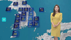 [날씨] '최고 27도' 낮 다소 더워요&hellip;먼지 &middot; 건조함 계속