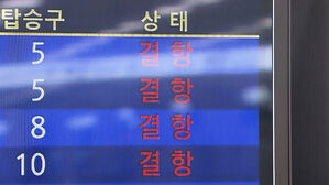 제주 많은 비, 강풍과 풍랑으로 항공기&middot;여객선 차질