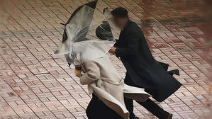 전국에 강한 바람 동반한 봄비