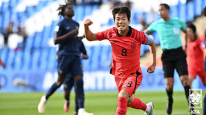 선제골 넣은 이승원 (사진=대한축구협회 제공, 연합뉴스)