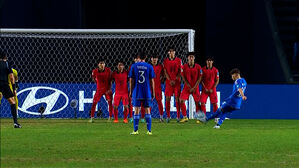 U-20 월드컵 4강전 이탈리아와의 경기 후반 40분, 이탈리아 파푼디의 추가 골