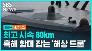 [1분핫뉴스] 최고 시속 80km, 공격 범위 800km&hellip;러시아 흑해 함대 잡는 우크라이나 '해상 드론'