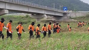 경북 예천 실종자 수색 18일째 폭염 속 난항