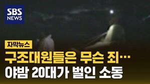 만취 20대 소동