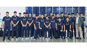 한국 남자배구대표팀, 아시아선수권 출전 위해 이란으로 출국 (사진=대한배구협회 제공, 연합뉴스)