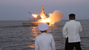 김정은, 한미연합연습 기해 해군 시찰ㆍ순항미사일 발사 참관 (사진=조선중앙통신, 연합뉴스)