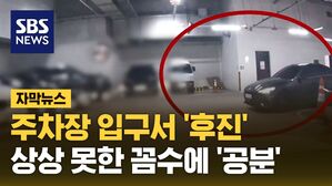 주차장 입구서 '후진'
