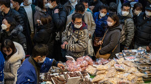 일본 도쿄의 수산물 시장