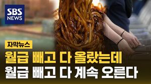 월급 빼고 다 올라