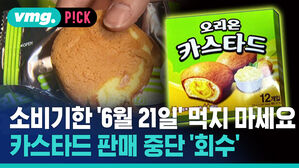소비기한 '6월 21일' 먹지 마세요 카스타드 판매 중단 '회수'