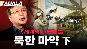 스브스뉴스 대표 수출품 마약 세계의 나쁜놈들 북한 마약 하