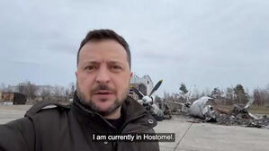 전쟁 2년 맞은 젤렌스키 "승리하겠다" 항전 의지