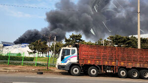 [영상] 인천 석남동 공장 화재&hellip;대응 1단계 발령