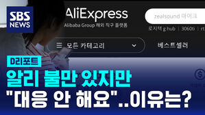[D리포트] 알리 불만 있지만 "대응 안 해요"…이유는?