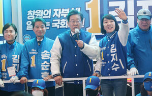 이재명 '낙동강 전투' PK 공략…"1인 3표, 이제는 동원전"