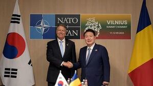 윤 대통령, 루마니아 대통령과 정상회담…방산·원전 논의
