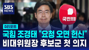 [D리포트] 국민의힘 조경태 "비대위원장 요청 오면 헌신"…후보군 첫 의지