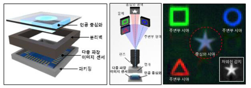 연구팀이 개발한 새 눈 닮은 카메라 모식도