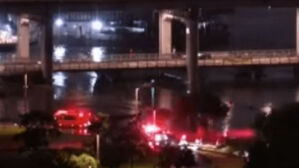 한강 추락 시민 구조 영상(사진/영상=온라인 커뮤니티)