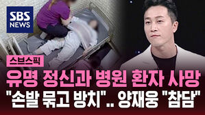 [스브스픽] "유명 정신과 의사 믿었는데" 방치 환자 사망…양재웅 "참담한 심정"