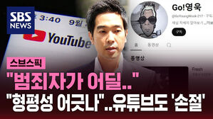 [스브스픽] "평생 유튜브 못 해"…"힘 없는 개인" 고영욱 채널 삭제, 왜?